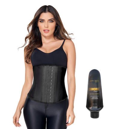 2026 Latex Waist Trainer 2 Hooks + Hot Cream 120gr