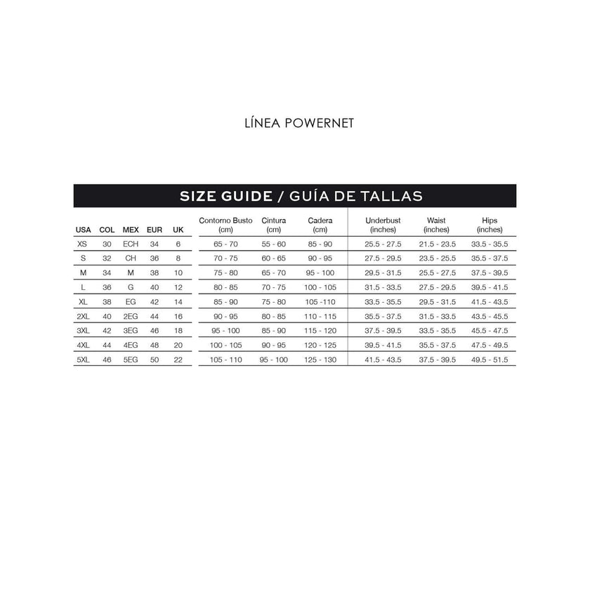 Bodysuit Faja Shapewear Panty Powernet Enelia for Women