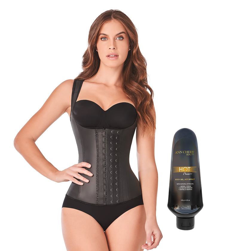 2027 Latex Vest 3 Hooks + Hot Cream 120g