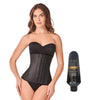 2021 Waist Trainer 3 Hooks Black + Hot Cream
